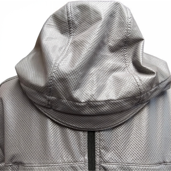 Under Armour UA Coldgear Hybrid Full Zip Windbreaker Hoodie Men's Large Jacket - Picture 7 of 14